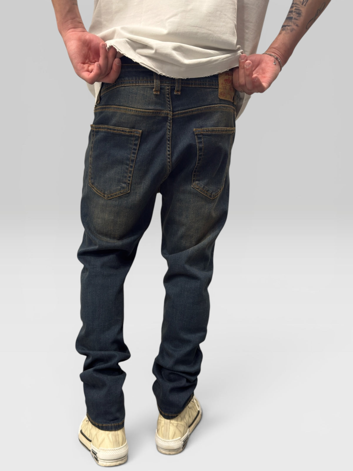 Jeans Prince Blu Stone Washed
