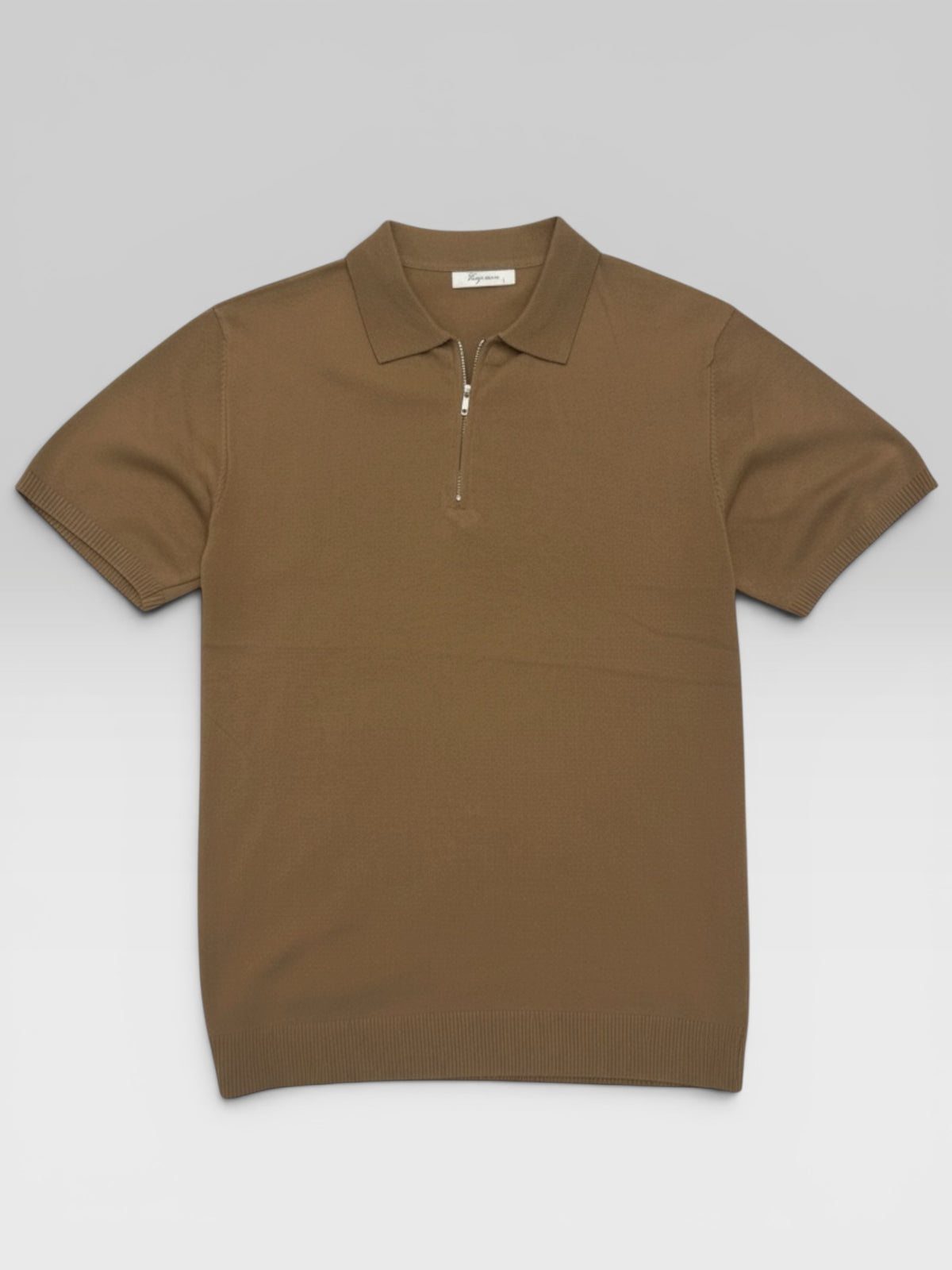 Polo in Filo Beige