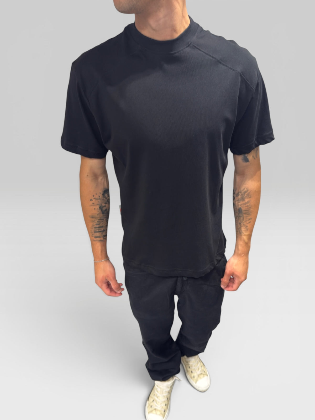 T-shirt Crop Nera