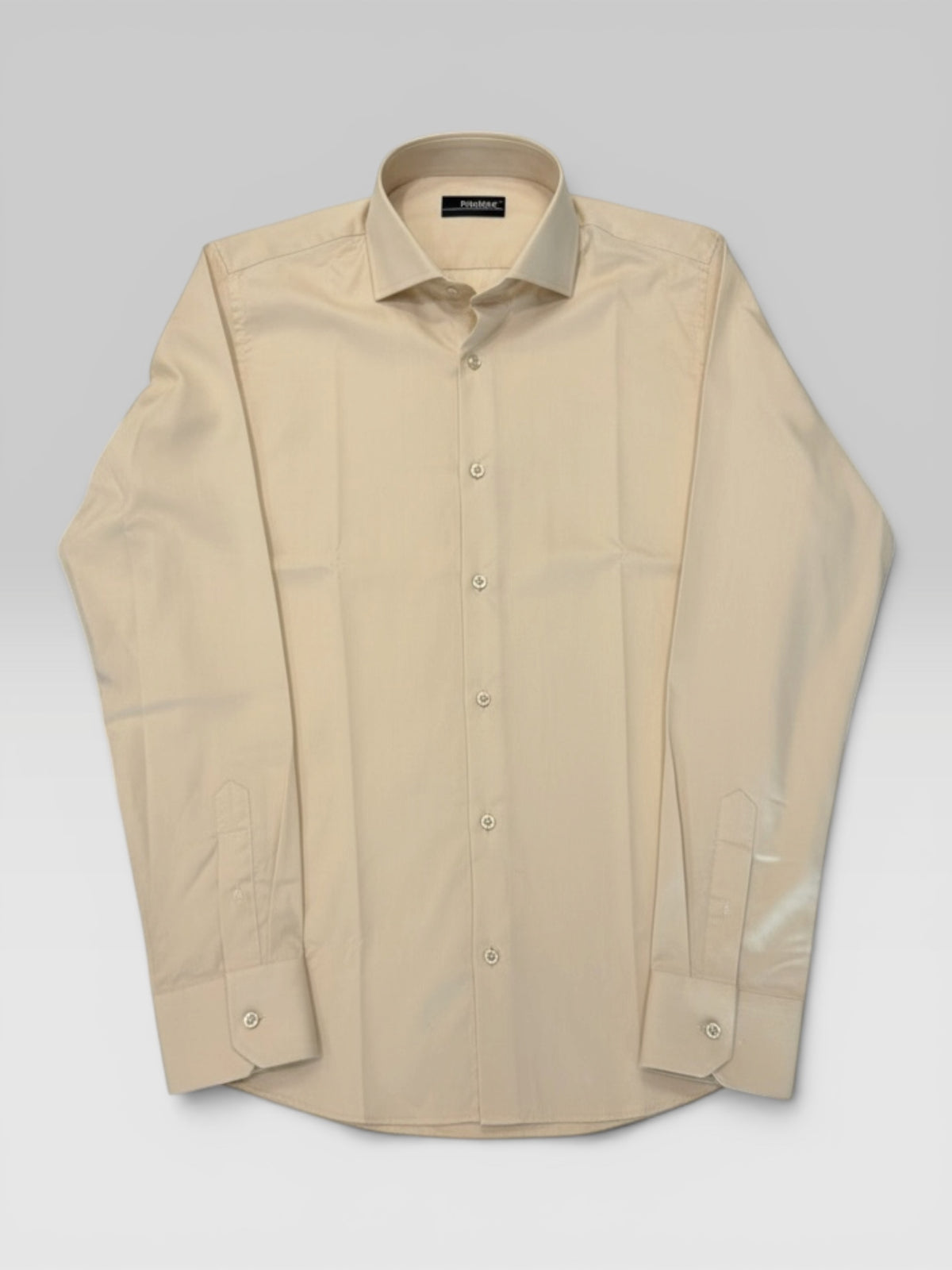 Camicia Classic Fit Beige