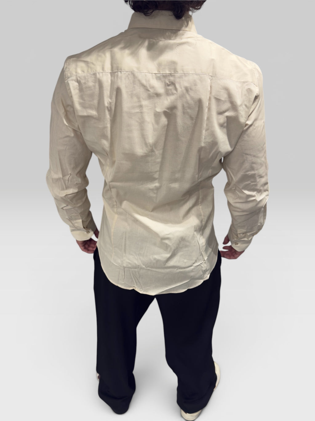 Camicia Classic Fit Beige