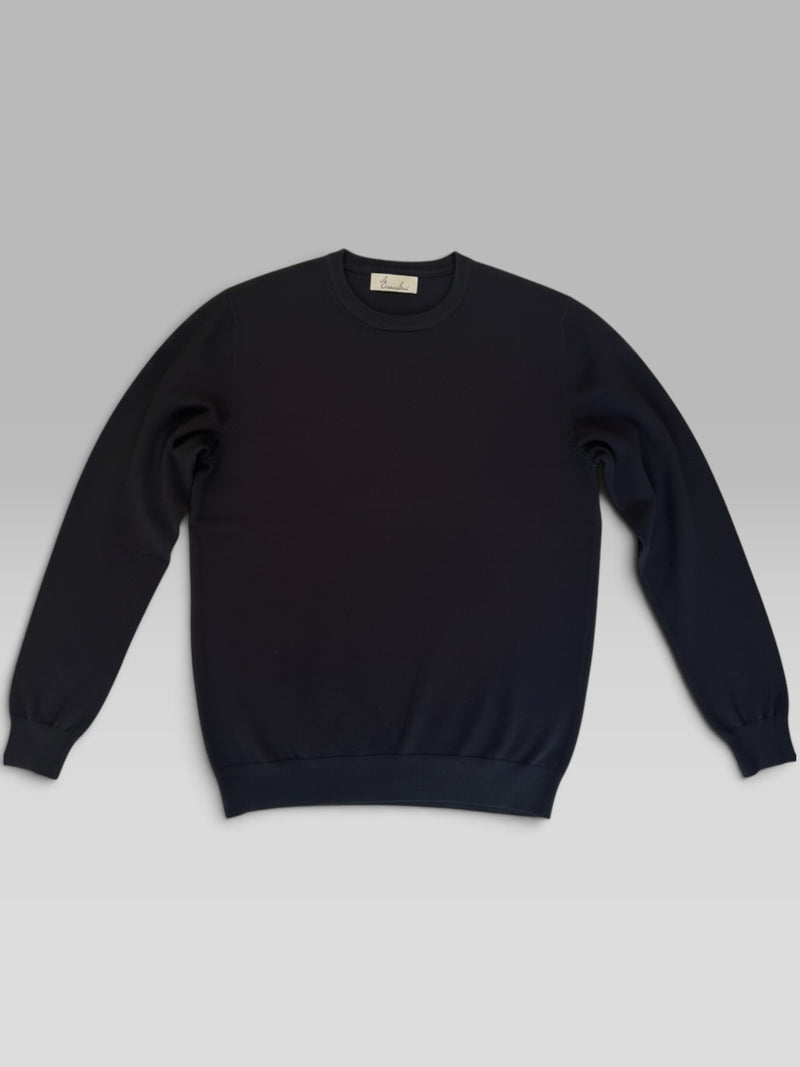 Maglione Girocollo Leggero Nero