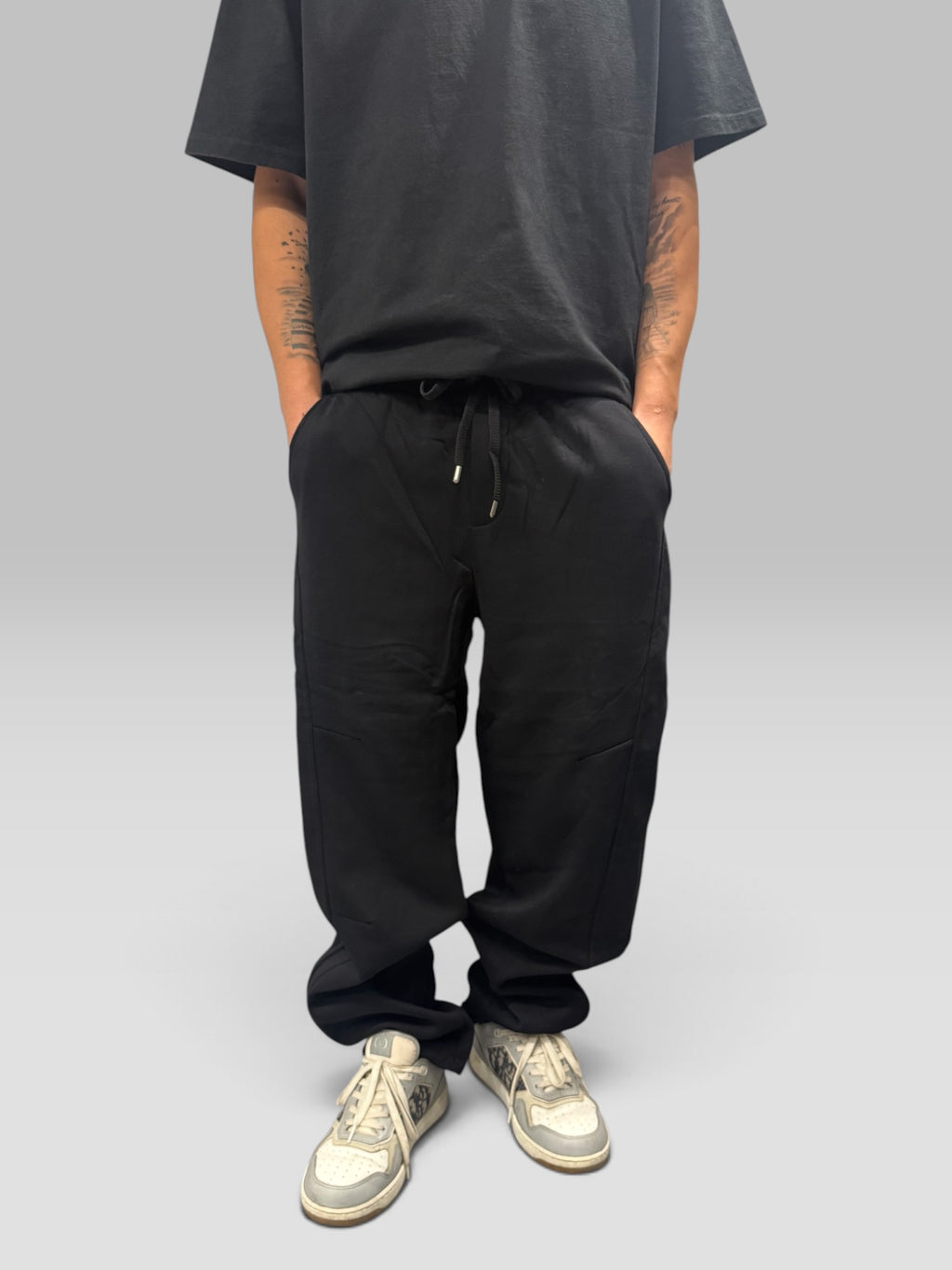 Pantalone Tuta Baggy Nero