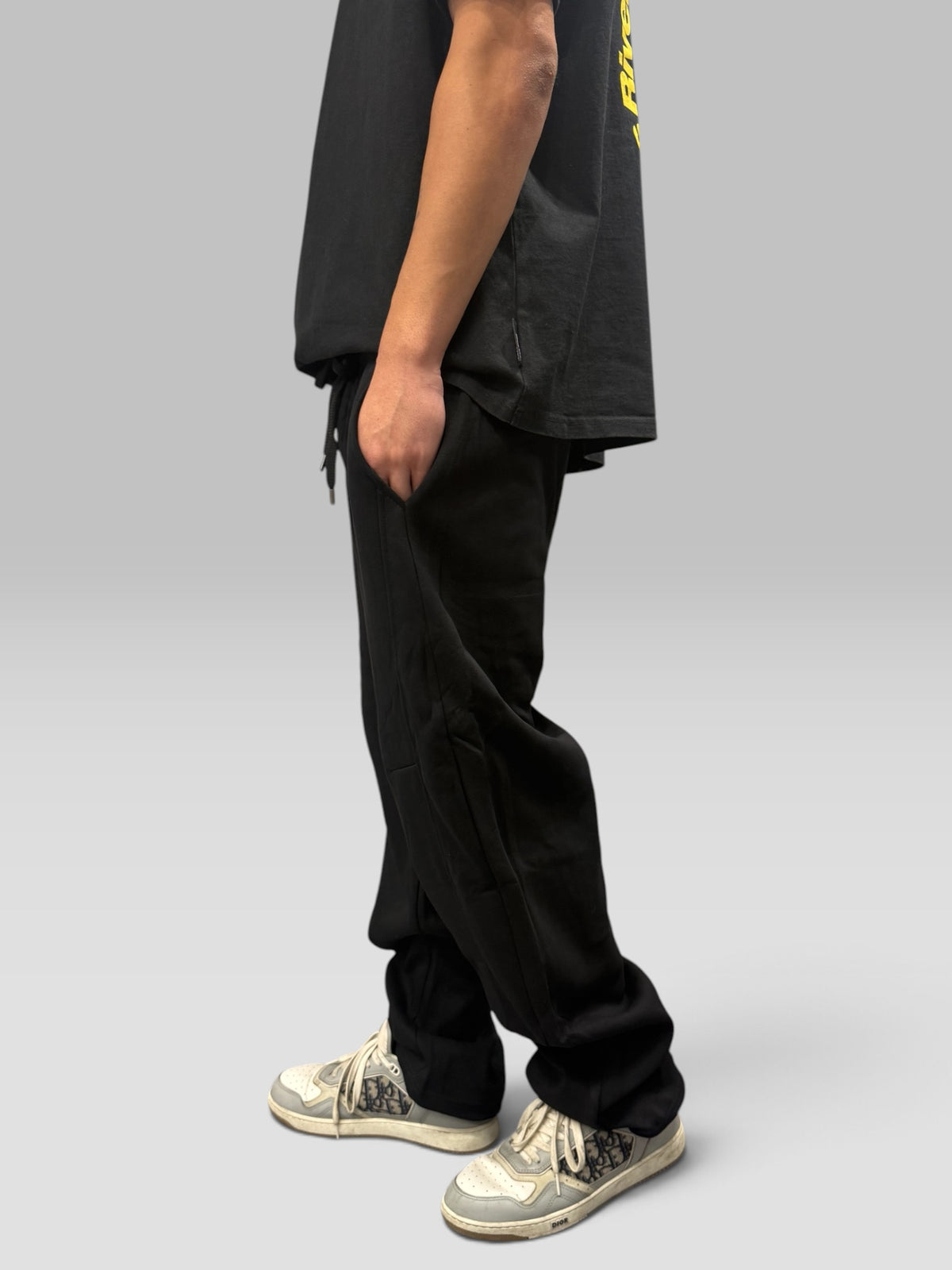 Pantalone Tuta Baggy Nero
