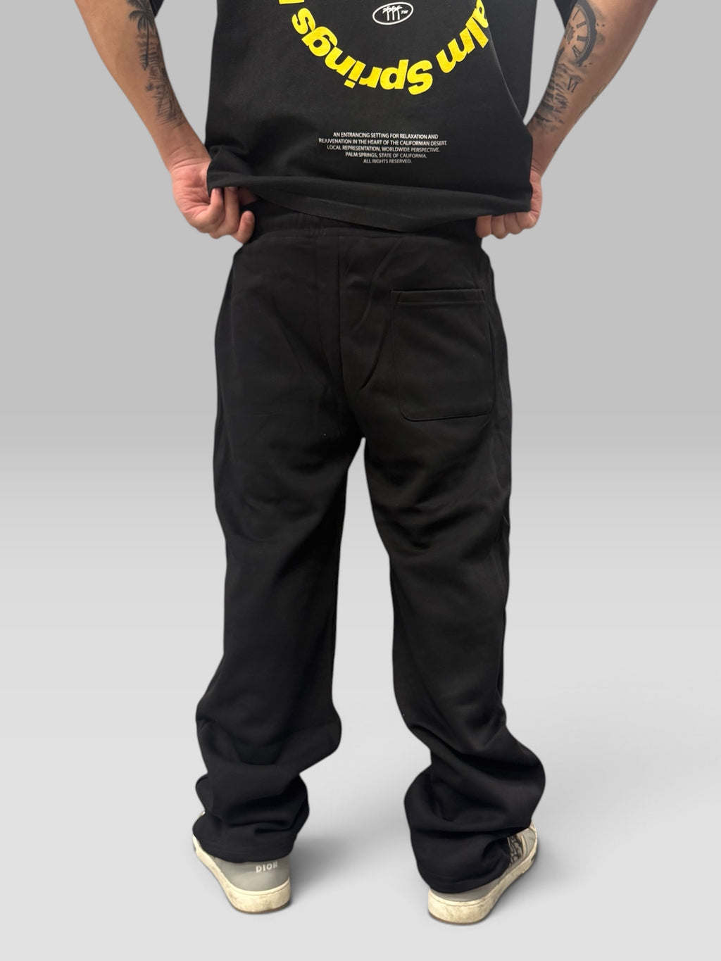 Pantalone Tuta Baggy Nero