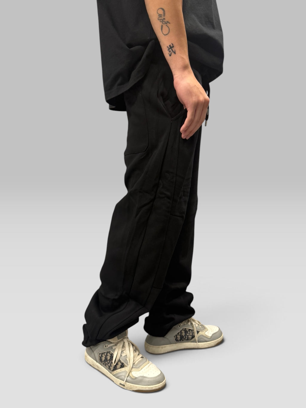 Pantalone Tuta Baggy Nero