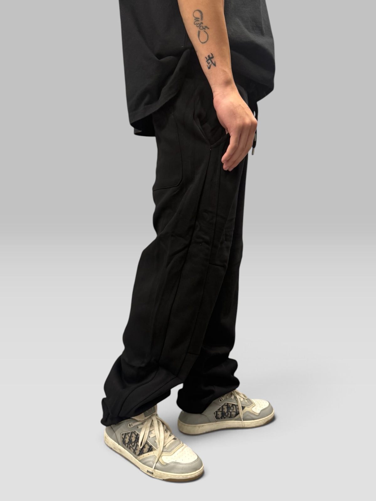 Pantalone Tuta Baggy Nero