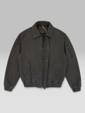 Bomber Washed Grigio Scuro