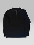 Polo Quarter Zip Nera